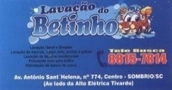 LAVAÇÃO DO BETINHO