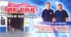 RE-CAR TROCA DE ÓLEO E LAVAÇÃO